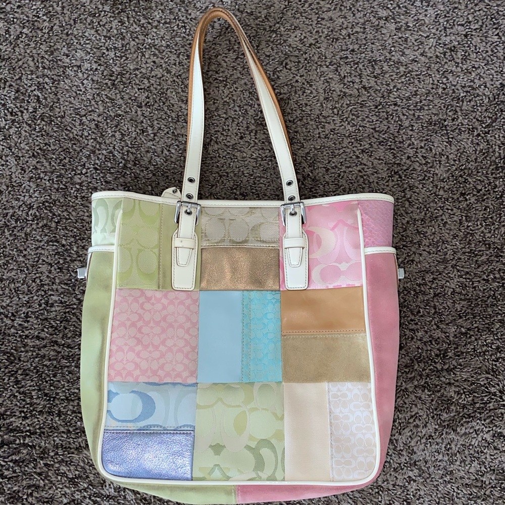 Coach Patchwork Medium Tote Bag